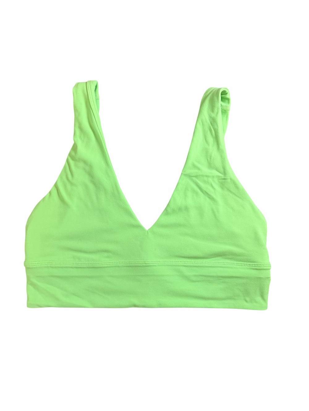 Lululemon Align V-Neck Bra *Light Support, A/B Cup - Pistachio - size 10 - Picture 3 of 5